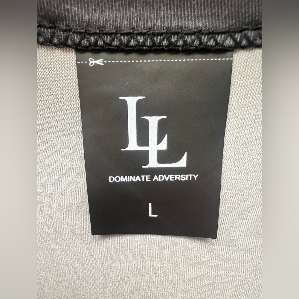 Lyftlyfe- Mens‎ Large Tank Top, surface pilling, Black/Grey/White - Picture 6 of 7